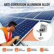 Set 20 cleme de capat Z, Reglabile, pentru panouri solare 100-300 W, Aluminiu, 50 x 45.5 x 34.3 mm