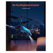 Elicopter cu telecomanda, 2.4 Ghz, 3 canale, Functii Sus/jos, înainte/înapoi, rotire stânga/dreapta, Lumini Led 7 culori
