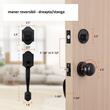 Set yala si manere, Zinc, Negru, stanga/dreapta, Aspect forjat, 3 chei