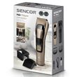 Aparat de tuns cu acumulator, Lama Inox, profesional Ultra-Silent, 90 min, taiere 1-20 mm, Maro