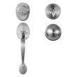 Set yala si manere, Zinc, Argintiu, stanga/dreapta, Aspect retro, 3 chei