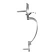 Set yala si manere, Zinc, Argintiu, stanga/dreapta, Aspect retro, 3 chei