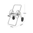 Carucior cu tambur pentru furtun, otel, dimensiune 630 x 520 x 740 mm, maxim 53 m pentru diametru de 5/8 inch, 2 roti