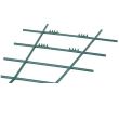 Set 2 suporturi pentru flori Strend Pro GreenGarden, 305x565mm, plastic, verde