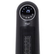 Aeroterma turn ceramica, afisaj led, 1200 W / 2200 W, dimensiune 24 x 24 x 64 cm, Negru
