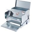 Hranitoare automata pentru pasari Vevor capacitate 11 kg, Otel zincat, 480 x 405 x 285 mm, Inchidere magnetica