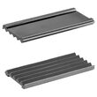 Placa de par cu invelis titan, 4 setari de temperatura 140/160/180/200 °C, 50 W, 3 placi de schimb