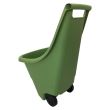 Carucior pentru gradina Strend Pro Keter EASY GO 50 L, 51 x 56 x 84 cm, verde, 2 roti