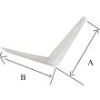 Set 24 suporturi pentru raft si polita, Strend Pro MH0268, 300x350x48 mm, alb, metal
