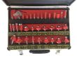 Set freze profilate Strend Pro 35buc, in valiza de aluminiu
