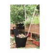 Carucior pentru gradina Keter Easy Go 50 L, 51x56x84 cm, Negru, 2 roti