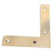 Set 4 coltare din otel Strend Pro T028, dimensiune 100x22x2.5 mm