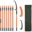 Fierastrau extensibil Vevor lungime 2.24-8.24 m, elemente din fibra de sticla, Lama otel carbon