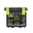 Set nivela laser cu acumulator, Strend Pro Premium HP-NT411G, linie incrucisata, 4V + 1H, verde, 50 m, ochelari, valiza, mira