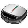 Sandwich-maker multifunctional, 800 W, 5 x Placi Antiaderente ceramice, carcasa Inox