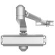 Brat amortizor hidraulic, pentru inchidere usa max 45 kg, Aluminiu, 144 x 60 x 56 mm, Argintiu