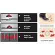 Set 100 buc adaptoare nivelare Strend Pro Vinnon 0101, presiune, nivelare, plastic