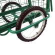 Carucior cu 2 roti gonflabile pentru bicicleta sau depozite Strend Pro, 650x480x290 mm, max 100 kG  