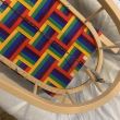 Sanie copii din lemn Sierra 87x34x38cm, cu spatar si sezut moale