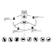 Aparat cu ultrasunete impotriva rozatoarelor si a altor animale, Strend Pro eXvision SAR20, lampa solara, senzor de miscare