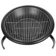 Gratar portabil Strend Pro Homfire, dimensiune 545x400mm, cu capac protectie