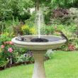 Fantana arteziana solara Strend Pro Garden, IPX8, 16x4 cm, 4 duze, inaltime jet 40cm
