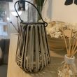Lampa solara Strend Pro Garden, suspendata, ratan, 12x12x24 cm