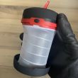 Lanterna si lampa Strend Pro Camping, pliabila, 3xAA, rosu, 8.5x5 / 13 cm