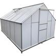 Sera de gradina, 250x370x195 cm, structura Aluminiu si Otel, placi policarbonat