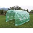 Sera de gradina, 300x200x450 cm, structura Aluminiu, folie PE 140g/m² cu filtru UV4