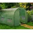 Sera de gradina, 300x200x450 cm, structura Aluminiu, folie PE 140g/m² cu filtru UV4