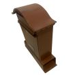 Cutie postala cu suport de ziar, Strend Pro Hubert, Maro, 50x32x10.5 cm