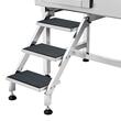 Cada pentru animale de companie, Inox, Accesorii complete dus, baterie, Scara, max 200 kg, 1500x1500x700 mm