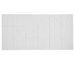 Set 18 panouri acustice fonoabsorbante, 300 x 300 x 10 mm, Autoadezive, Alb