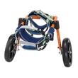 Carucior reabilitare pentru caini, 2 x roti mari, Reglabil Inaltime/ Lungime/Latime, Aluminiu, capacitate 15.8-21.7 kg