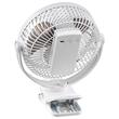 Ventilator portabil cu acumulator si clips de prindere, port USB, 3 x viteze, 8 W, 170 mm, Alb