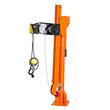 Macara cu brat telescopic pentru camioneta, pivotanta la 360 de grade, Capacitate 500 kg, palan electric, Telecomanda fara fir