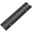 Set 5 rampe pentru cabluri, max 5000 Kg, 2 x canale, Galben/Negru, Interblocare modulara, 101 x 24.5 x 5 cm 