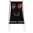 Panou baschet cu 2 cosuri, Multifunctional 8 in 1, Pliabil, Otel, Contor electronic, 4 x mingi, 1 x pompa, 2090x1130x2050 mm