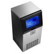 Aparat de facut gheata, 45 kg/zi, Stocare 14 kg, Afisaj led, Auto-Curatare, Inox, 36 de cuburi pe ciclu