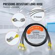 Set pentru testarea presiunii hidraulice 250/400/600 bar, 3 manometre, 9 cuplaje G1/8, G1/4, G3/8, M10/1, M10/1.25, M14/1.5, UNF7/16-20, UNF9/16-18 și conector rapid