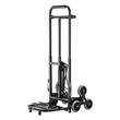 Carucior pliabil pentru scari, 8 roti, maxim 208 kg, greutate 9.2 kg, Otel Carbon