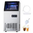 Aparat de produs cuburi gheata, 45 kg/zi, Capacitate depozitare 11.6 kg, Otel inoxidabil, Led, 360 x 430 x 740 mm