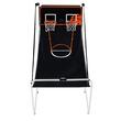 Panou baschet cu 2 cosuri, Multifunctional 8 in 1, Pliabil, Otel, Contor electronic, 4 x mingi, 1 x pompa, 2090x1130x2050 mm
