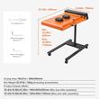 Uscator flash cu infrarosu pentru imprimare prin serigrafie, 485 x 540 mm, 6000 W, Otel, Inaltime reglabila 76-106 cm