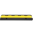 Set 5 rampe pentru cabluri, max 5000 Kg, 2 x canale, Galben/Negru, Interblocare modulara, 101 x 24.5 x 5 cm 