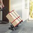 Carucior pliabil pentru scari, 8 roti, maxim 208 kg, greutate 9.2 kg, Otel Carbon