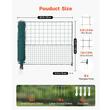 Tarc temporar mobil pentru Pasari/Animale mici, 1 x 25 m, Verde, 8 x Stalpi sustinere din fibra de sticla
