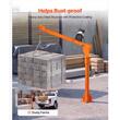 Macara cu brat telescopic pentru camioneta, pivotanta la 360 de grade, Capacitate 500 kg, palan electric, Telecomanda fara fir
