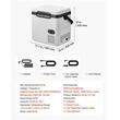 Cutie frigorifica cu compresor, 12V/24V DC 100-240V AC, Capacitate 18 l, -20℃ până la 20℃